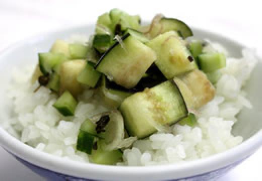 茄子のぶっかけ