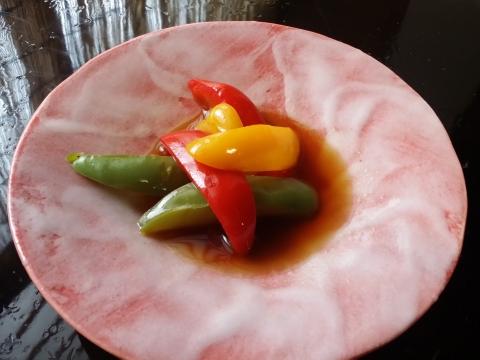 3色パプリカのピクルス