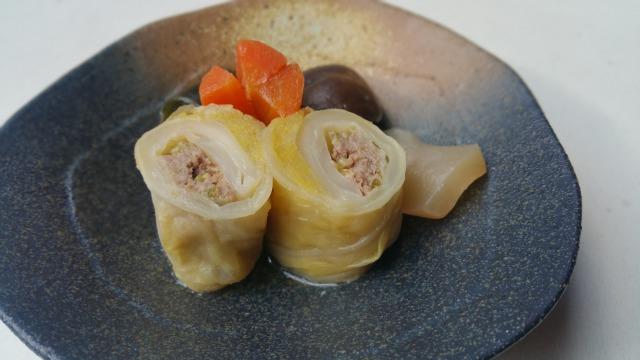 キャベツの田楽味噌炒め