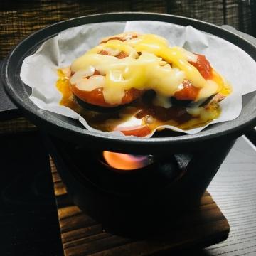 なすのピザ風チーズ焼き