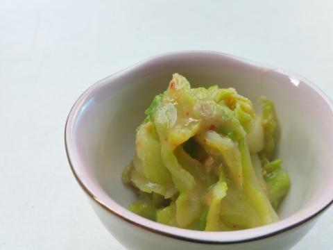 春キャベツと花巻白金豚の<br />
トマト煮