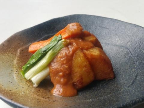 大根ステーキのくるみみそ掛け