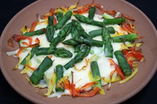 アスパラガスのとろけるチーズ焼