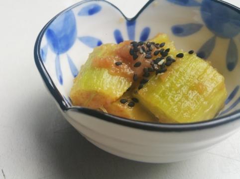 しみしみ揚げ茄子 そうめん添え