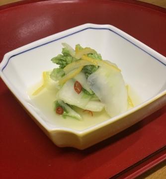 白菜ゆず浅漬け