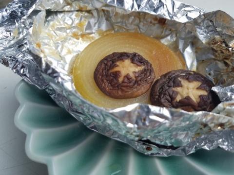 椎茸のバター炒め