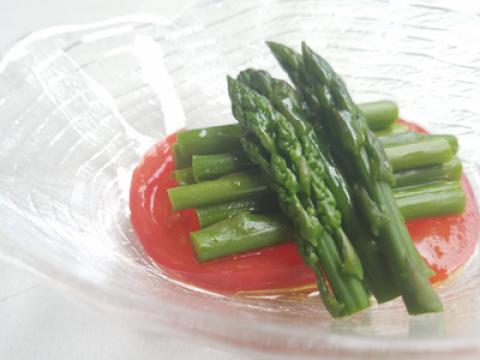 アスパラガスと長芋の漬物