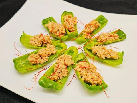 ピーマンの肉味噌