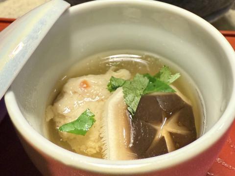 しいたけ鶏スープ